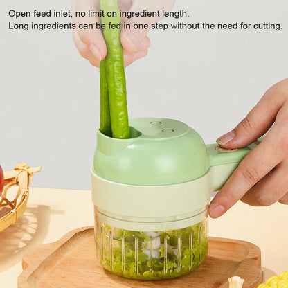 4in1 Electric Vegetable Home Handheld Wireless Slicer
