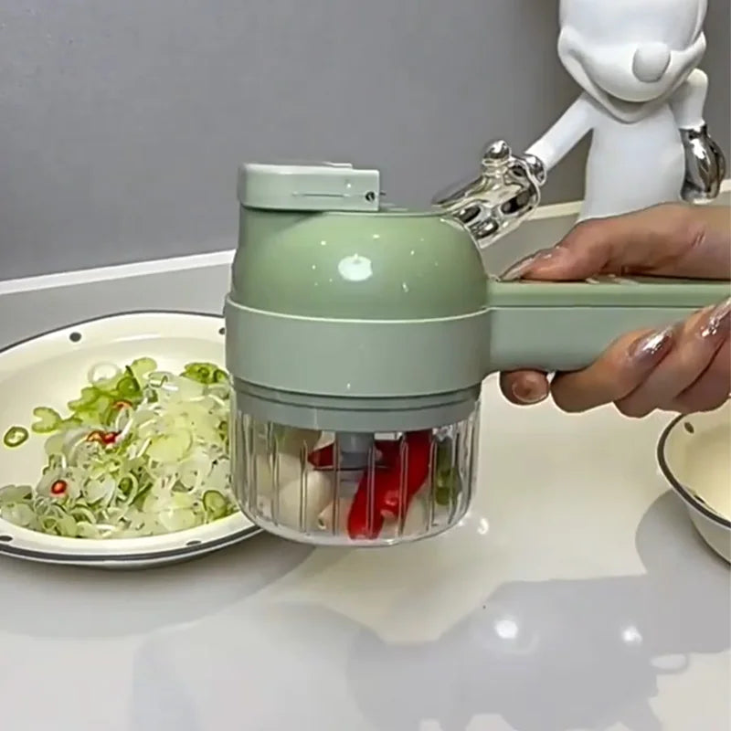 4in1 Electric Vegetable Home Handheld Wireless Slicer