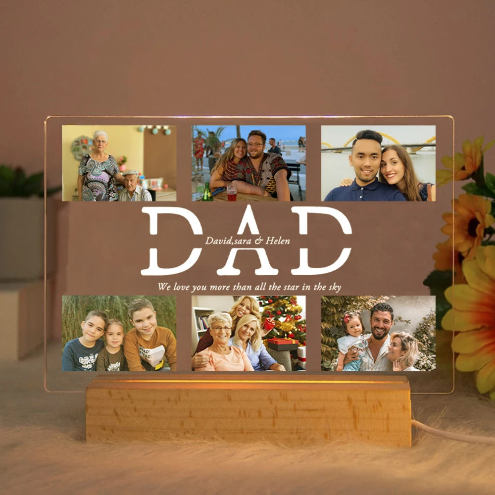 Personalized 3D Acrylic Night Lamp